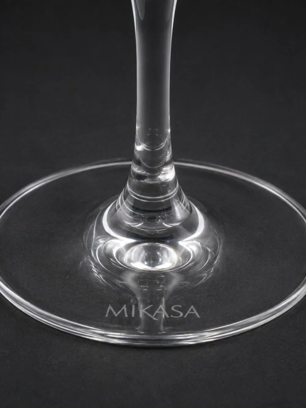 Mikasa Cheers Etched Crystal Wine Glasses Set of 2 Assorted Patterns